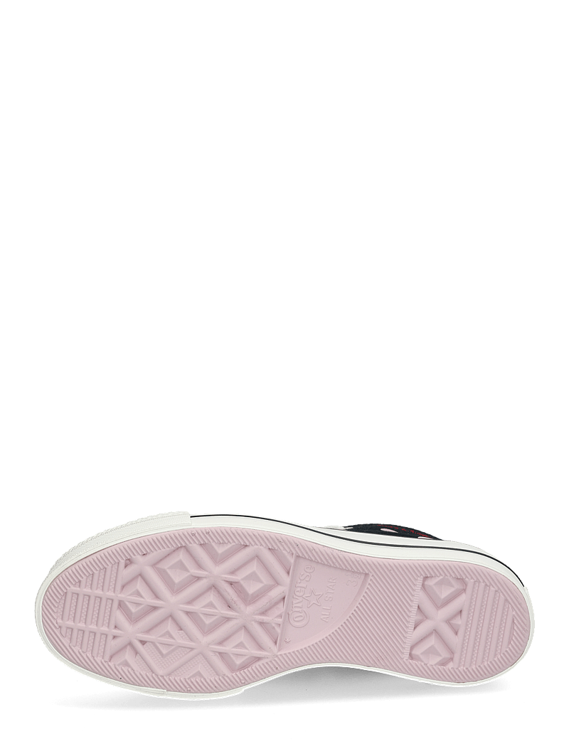 Converse - CTAS LIFT HI BLACK/SUMMIT PINK/EGRET - høje sneakers - black/summit pink/egret - 4