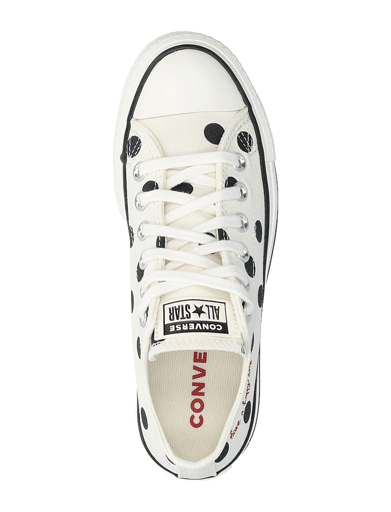 Converse - CTAS LIFT OX EGRET/BLACK/DAYS AHEAD - låga sneakers - egret/black/days ahead - 3