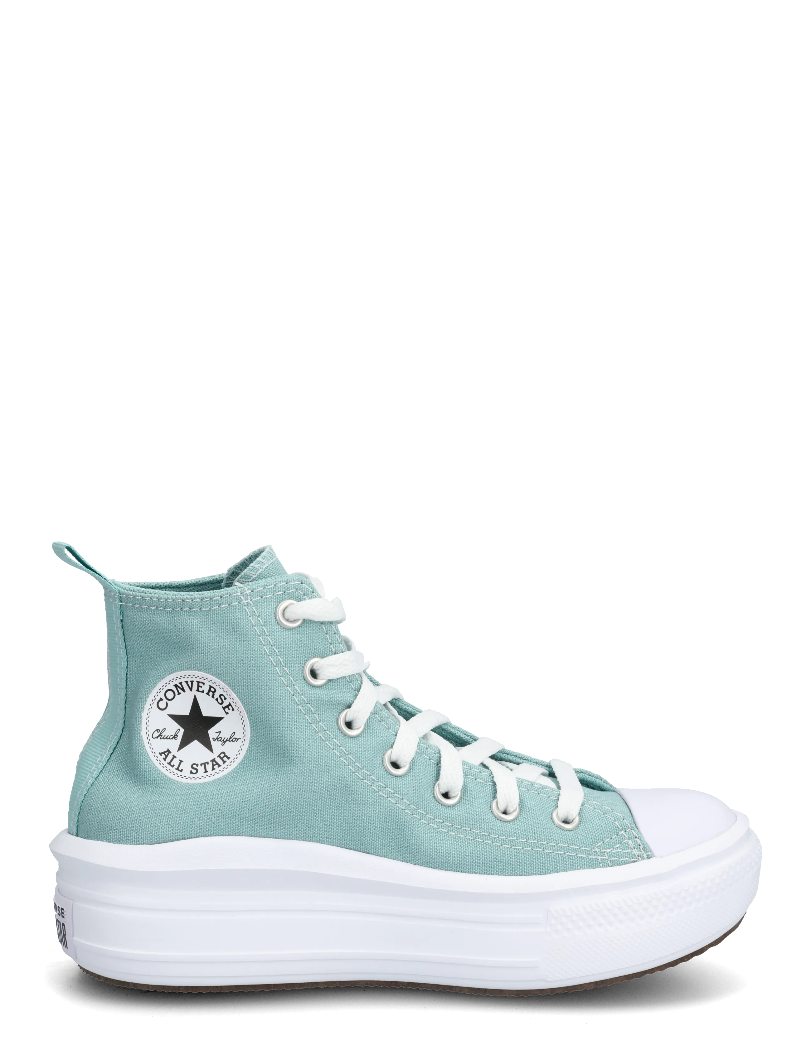 Converse - CTAS MOVE HI VERNAL POOL/WHITE/BLACK - canvas-strigaskór - blue - 1