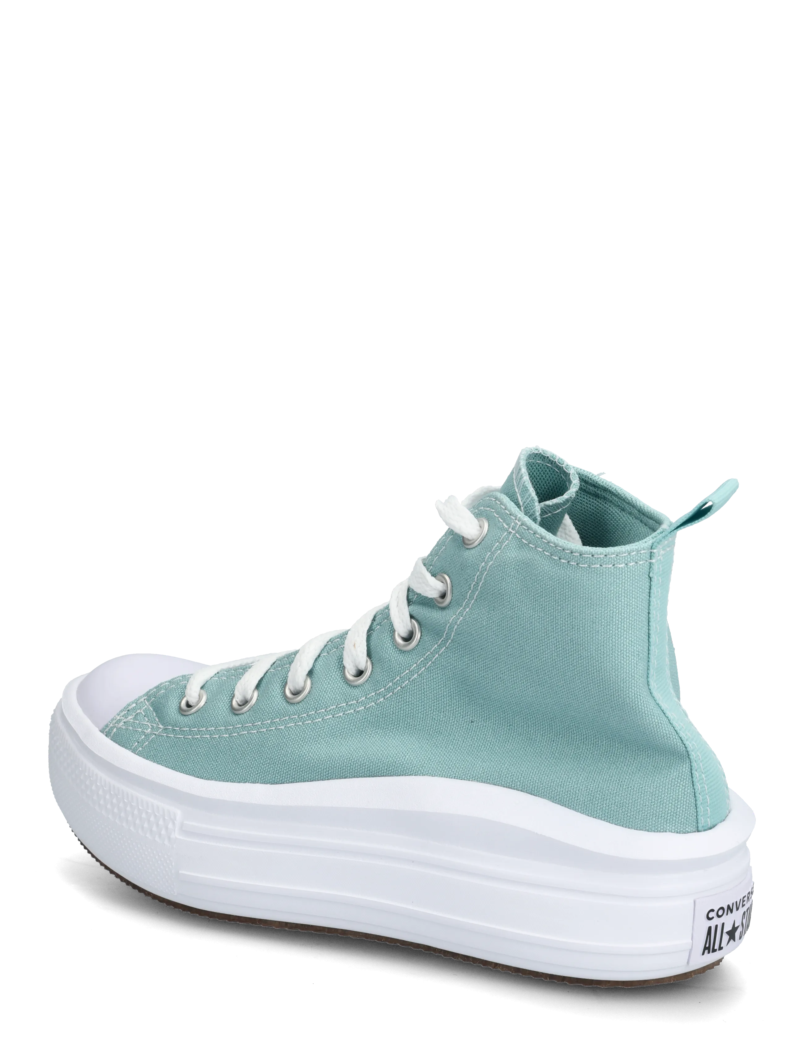 Converse - CTAS MOVE HI VERNAL POOL/WHITE/BLACK - canvas-strigaskór - blue - 2
