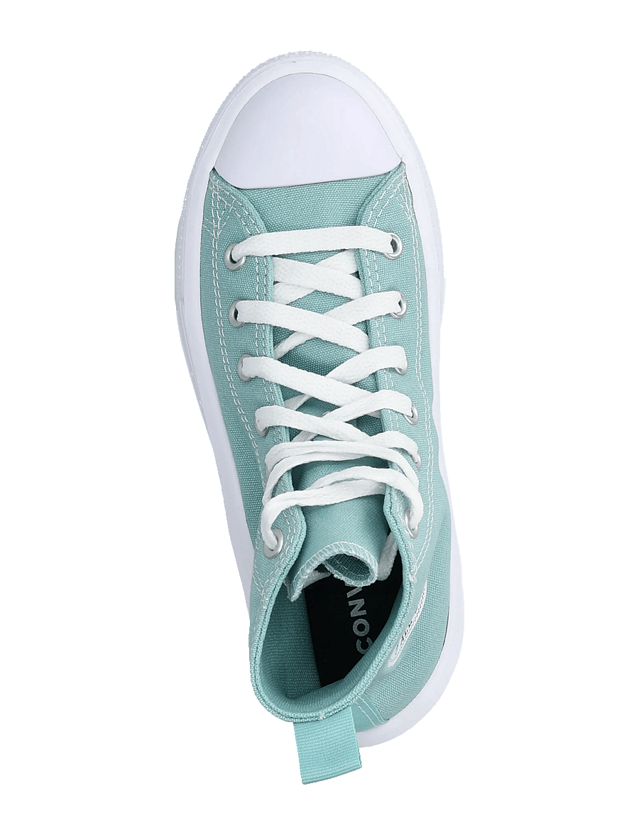 Converse - CTAS MOVE HI VERNAL POOL/WHITE/BLACK - canvas-sneaker - blue - 3