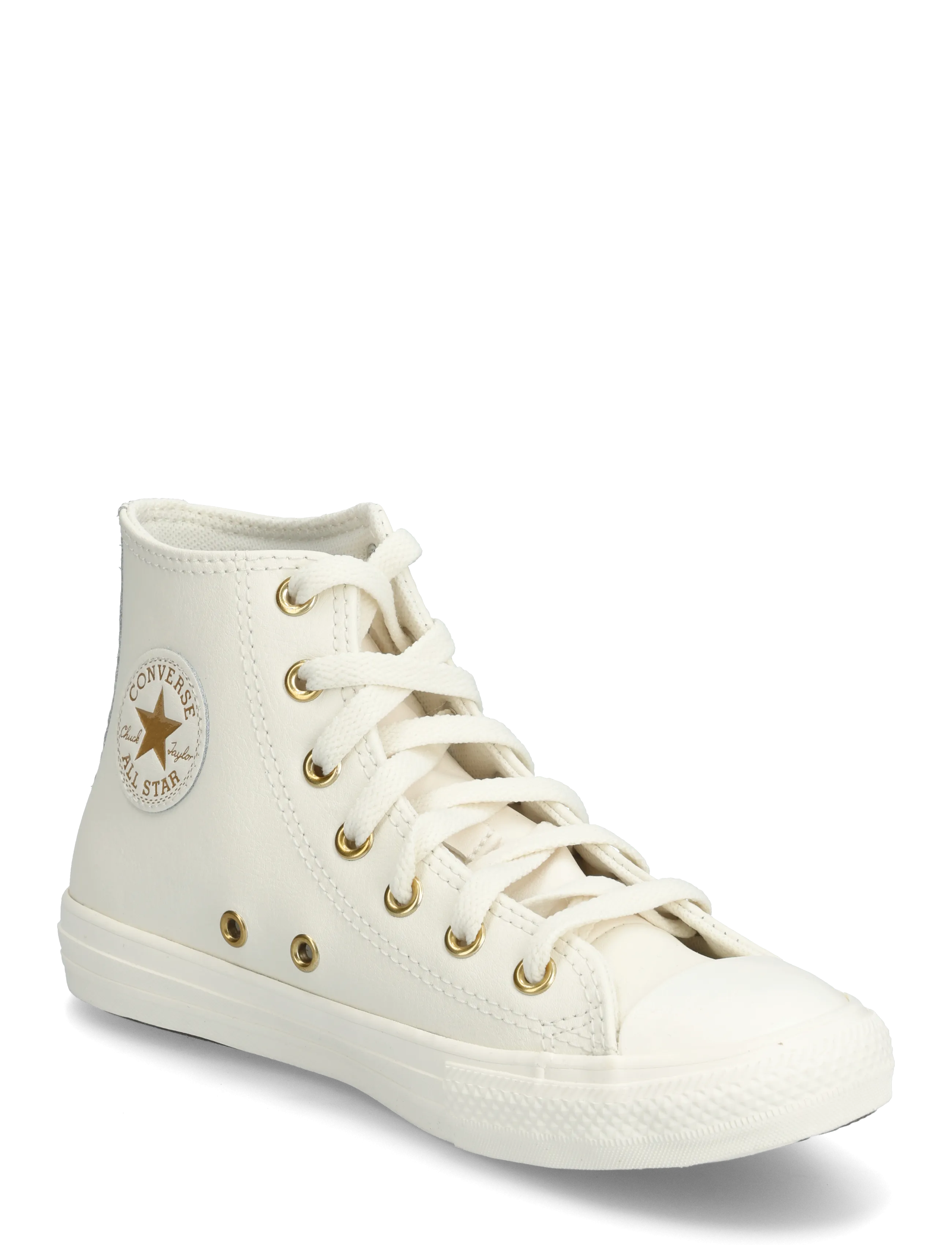 Converse CTAS HI EGRET/METALLIC LIGHT GOLD/EGRET - CONVERSE - BROWN / cream