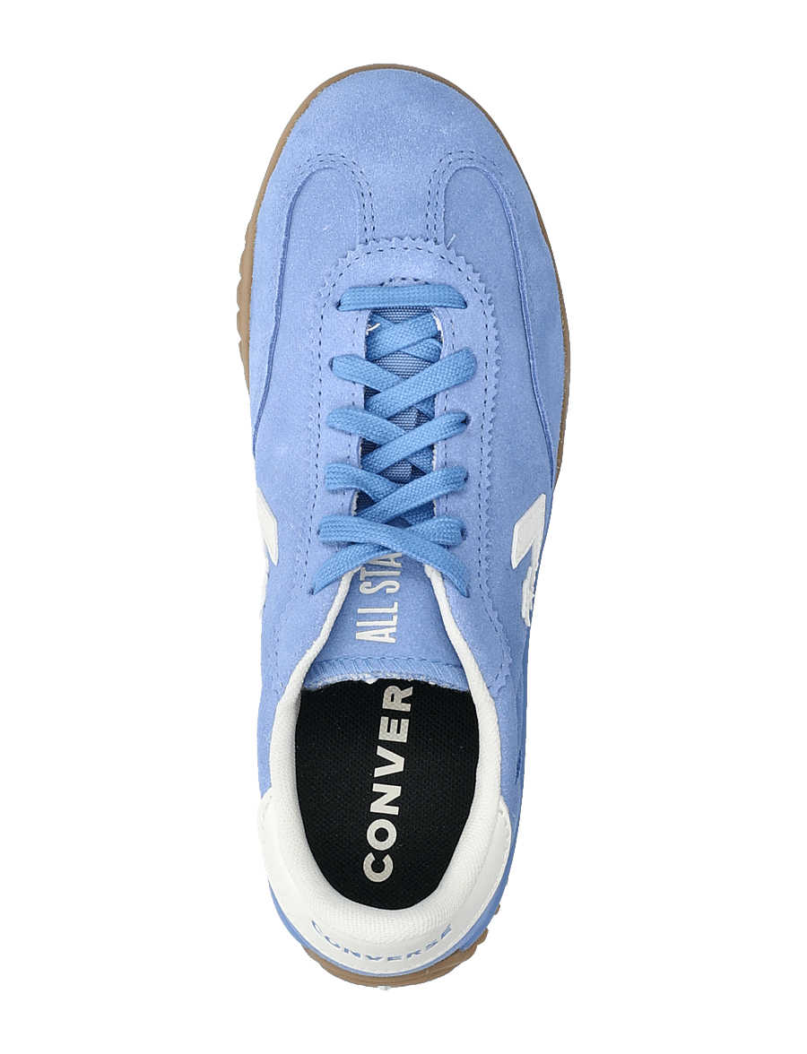 Converse - RUN STAR TRAINER OX OPEN SKY/EGRET - niedrige sneakers - open sky/egret/light brown - 3
