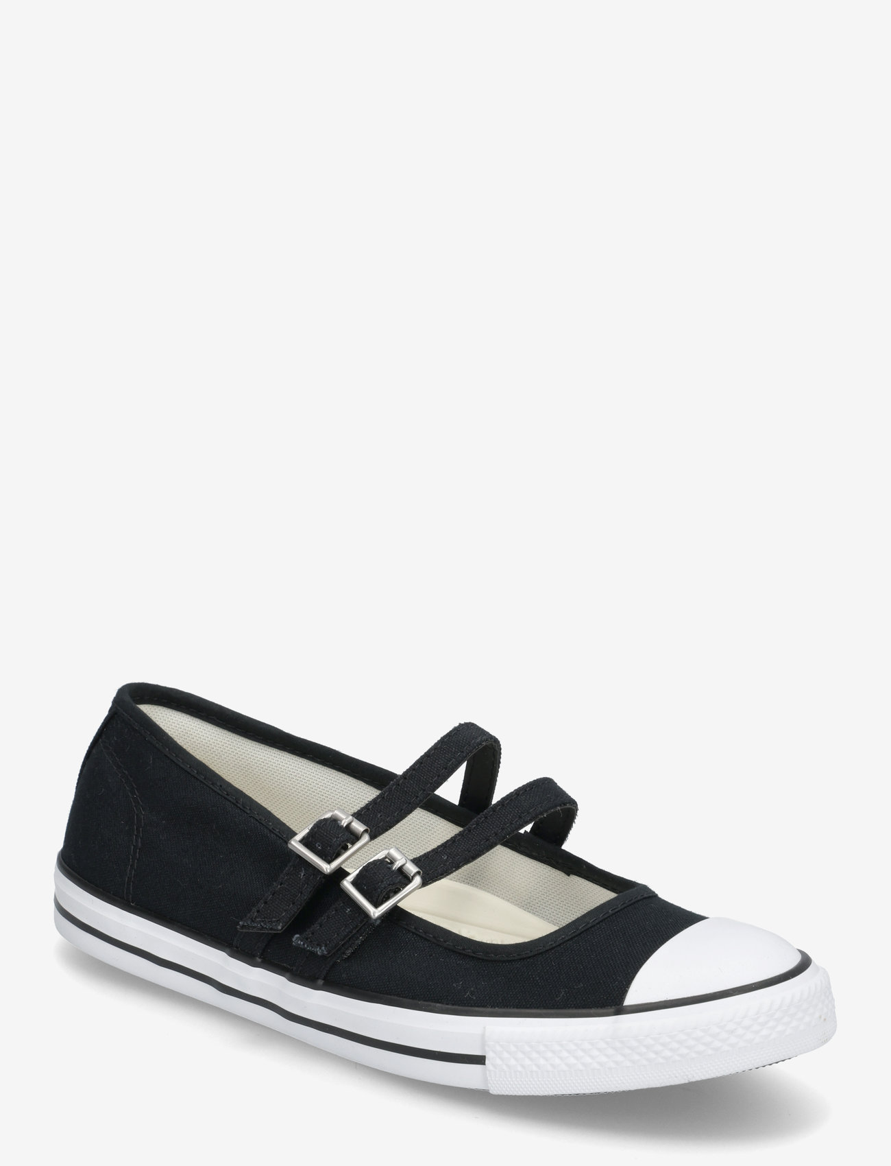 Converse - CTAS DAINTY MARY JANE OX BLACK/EGRET - niedrige sneakers - black/egret/black - 0