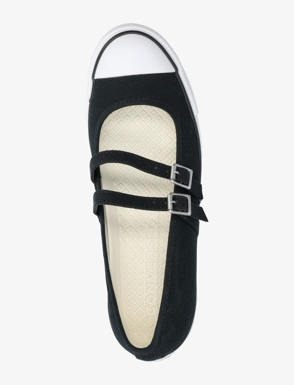 Converse - CTAS DAINTY MARY JANE OX BLACK/EGRET - lave sneakers - black/egret/black - 3