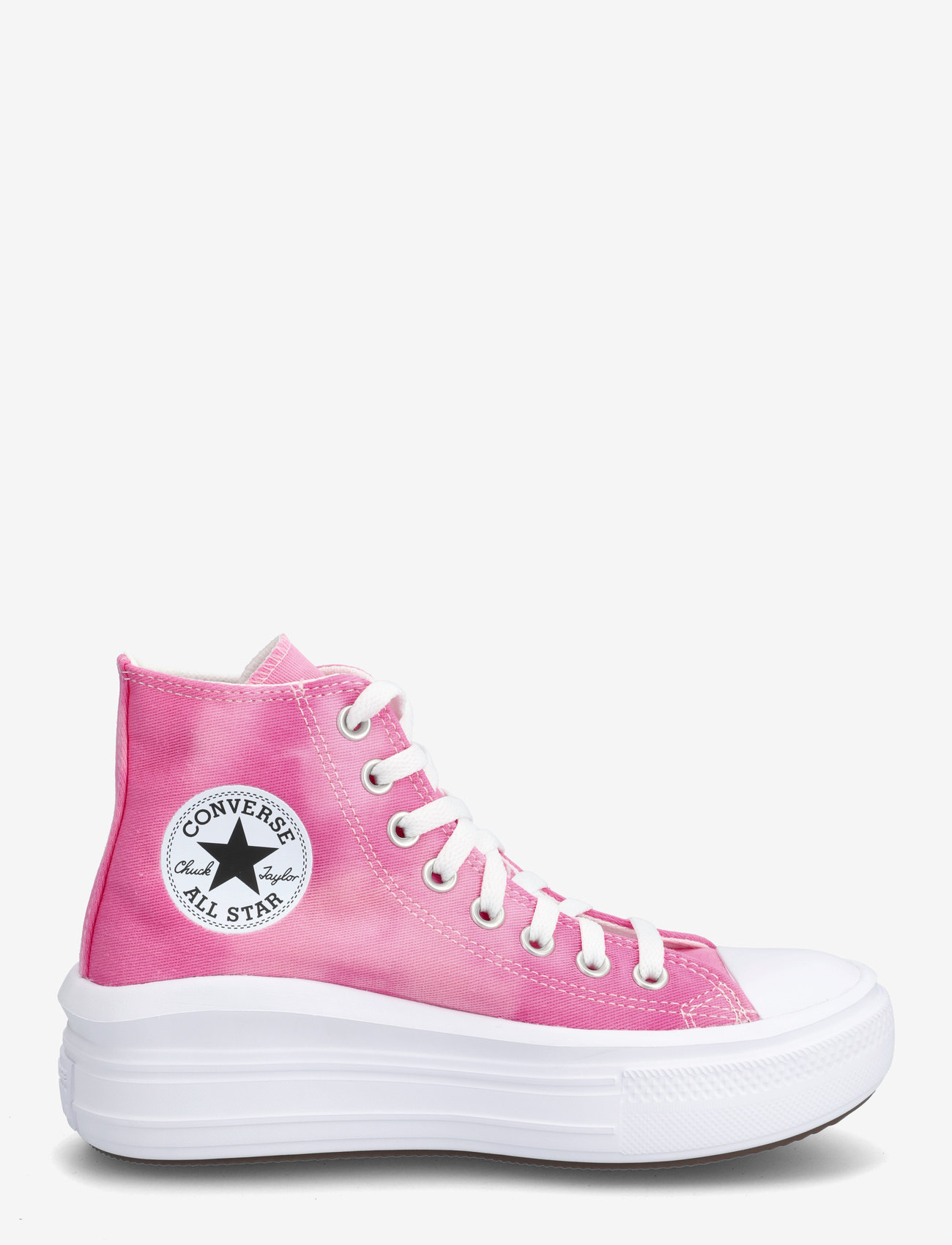 Converse - Chuck Taylor All Star Move - høje sneakers - white/chaos fuchsia - 1