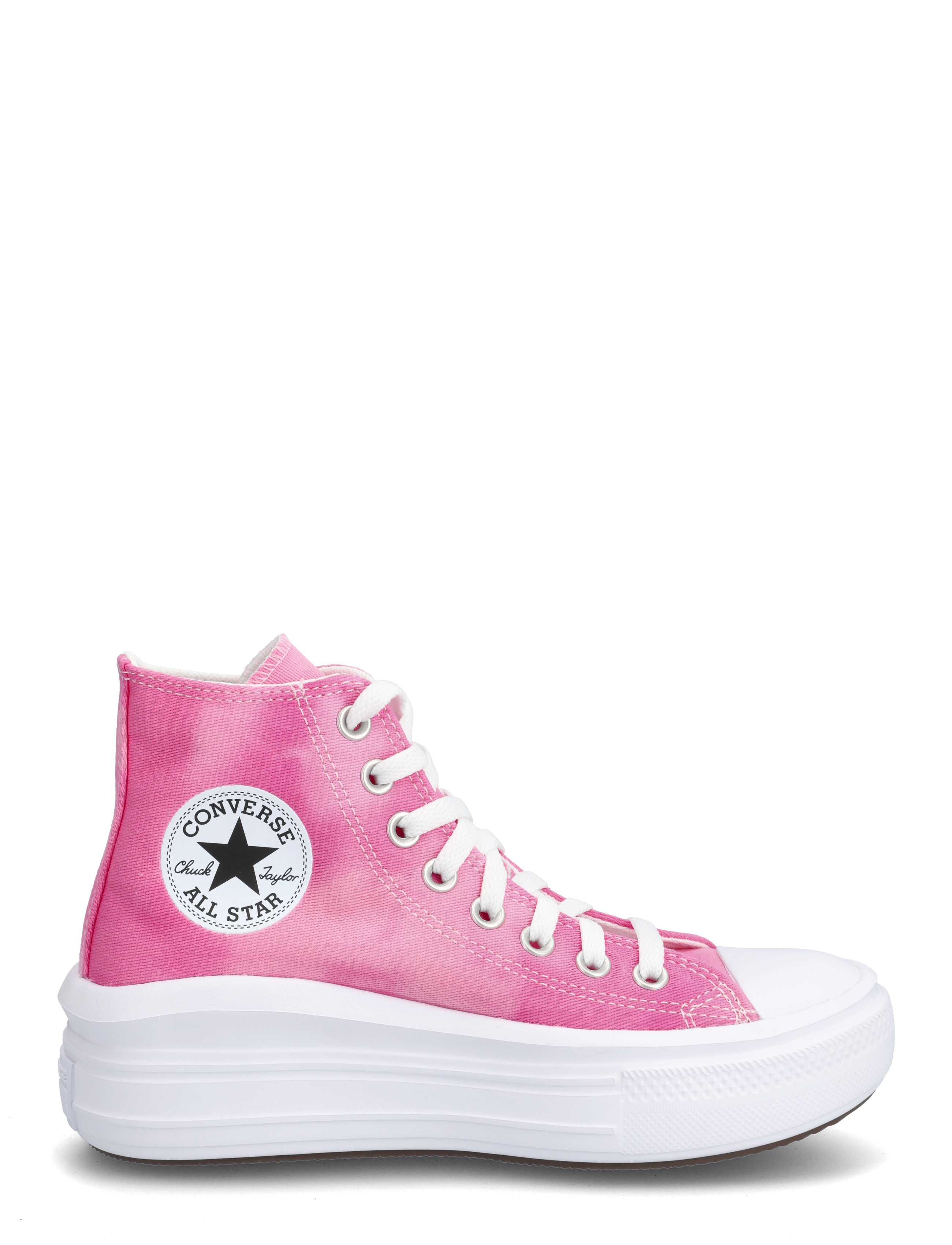Converse - Chuck Taylor All Star Move - white/chaos fuchsia - 1