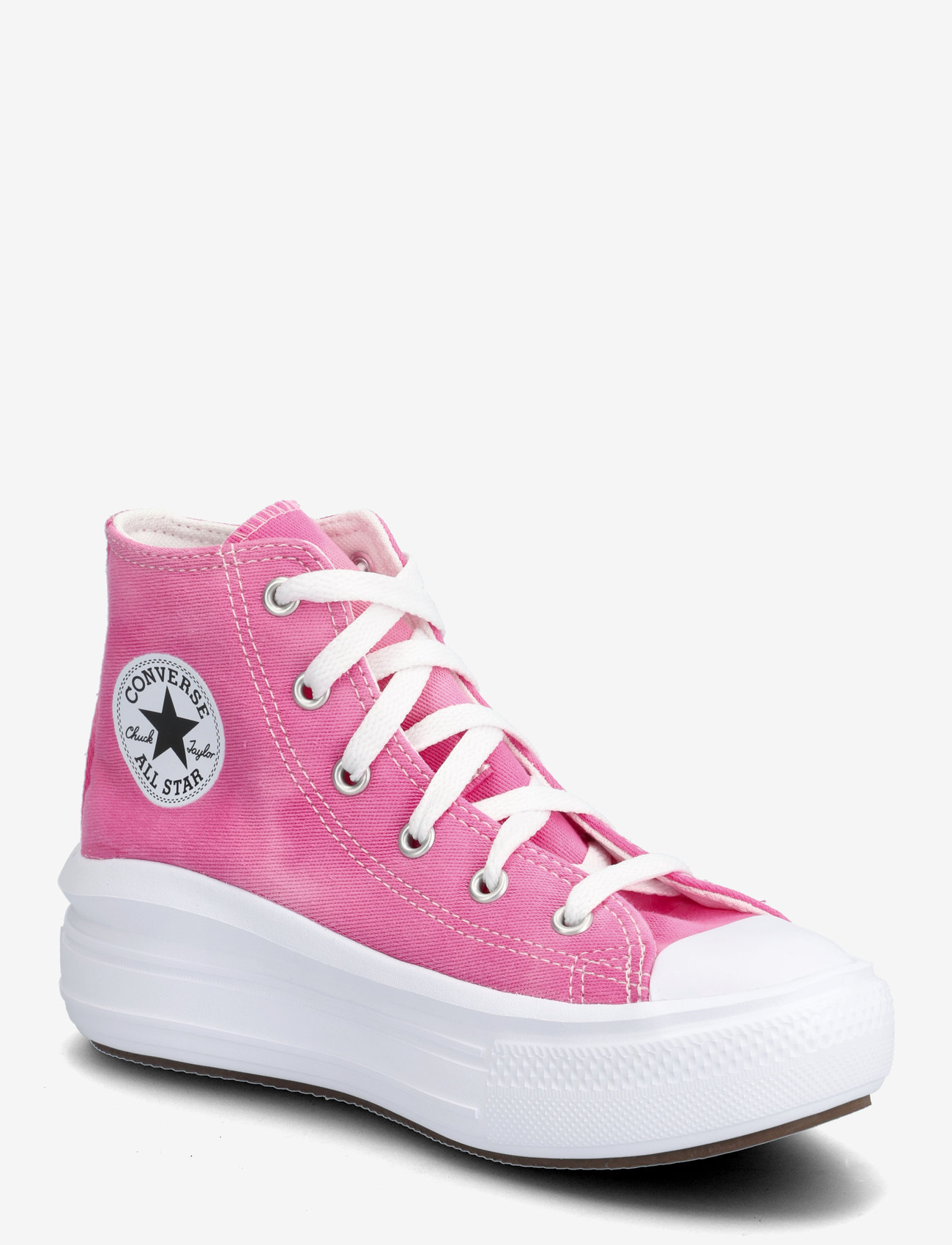 Converse - Chuck Taylor All Star Move - höga sneakers - white/chaos fuchsia - 0