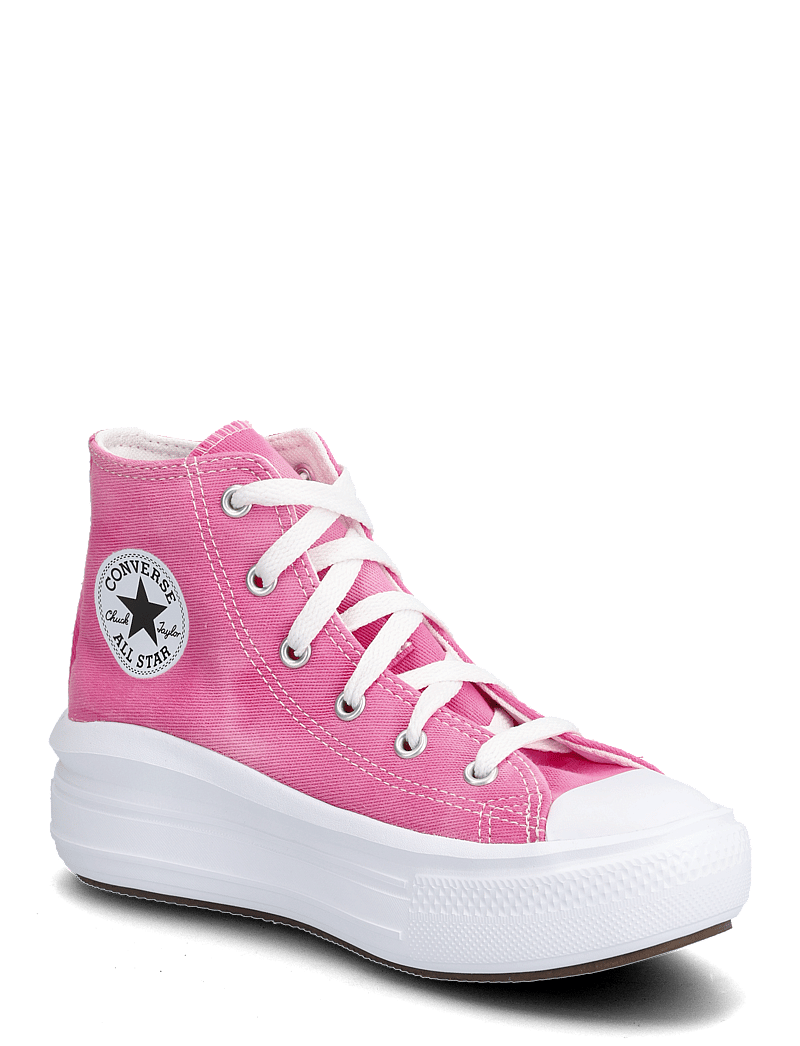 Converse - Chuck Taylor All Star Move - höga sneakers - white/chaos fuchsia - 0
