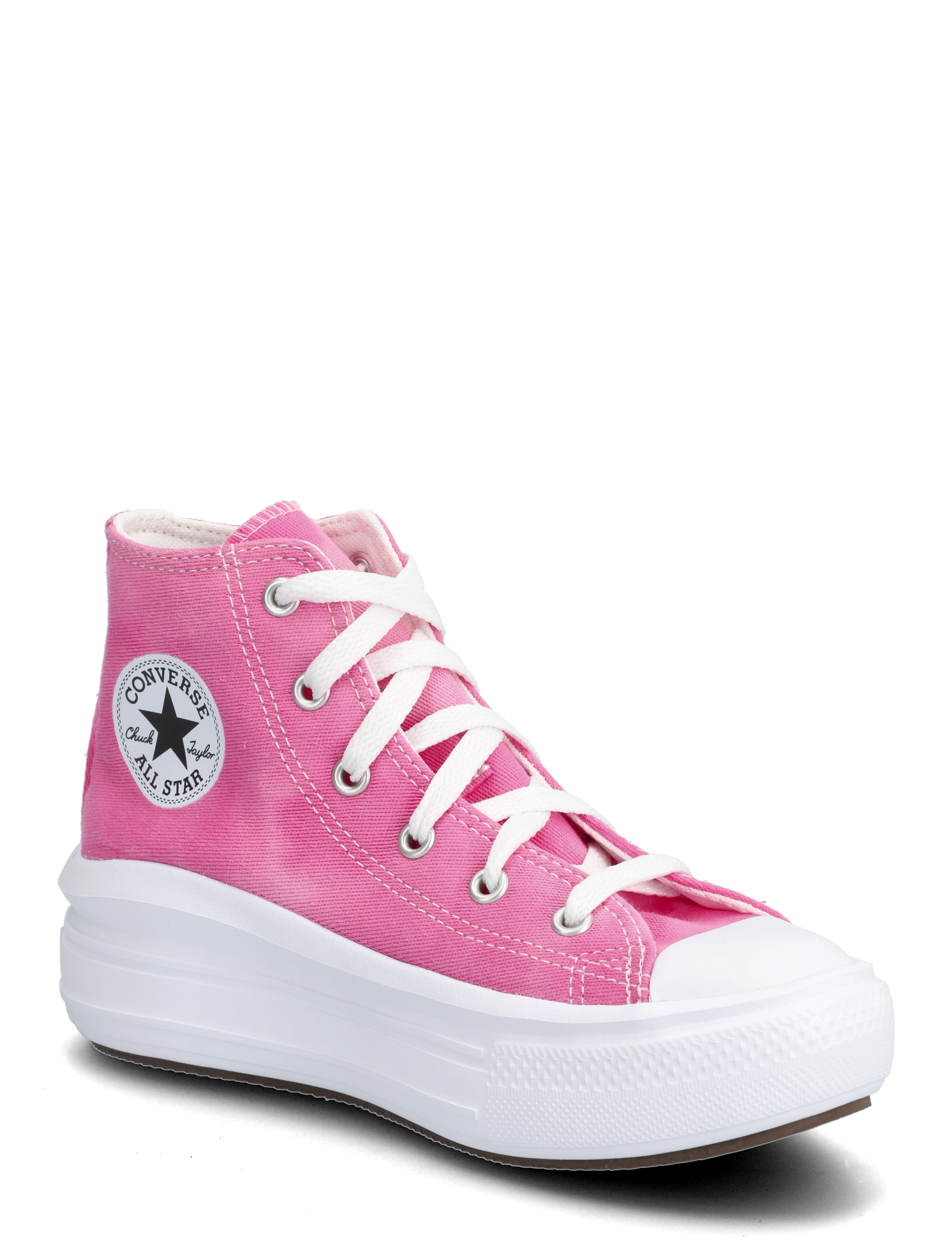 Converse Chuck Taylor All Star Move - Schuhe - WHITE/CHAOS FUCHSIA / pink/rose