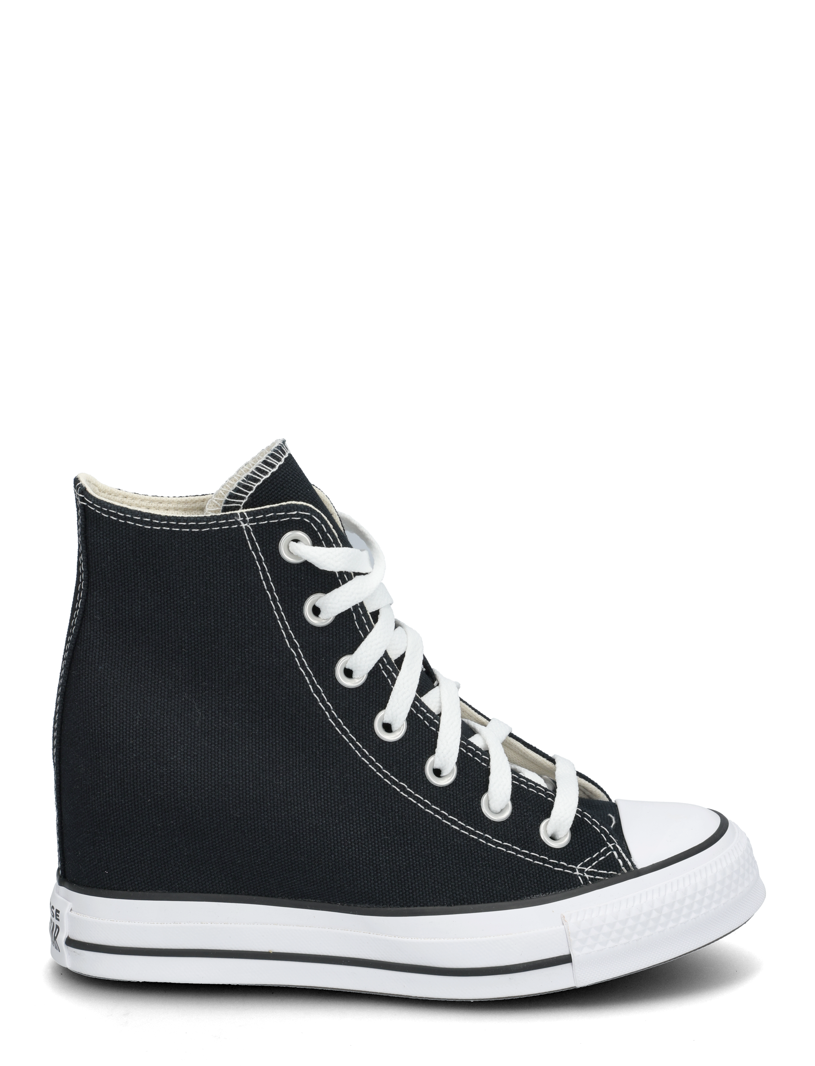 Converse - Chuck Taylor All Star Wedge - high top sneakers - black/red/navy - 1