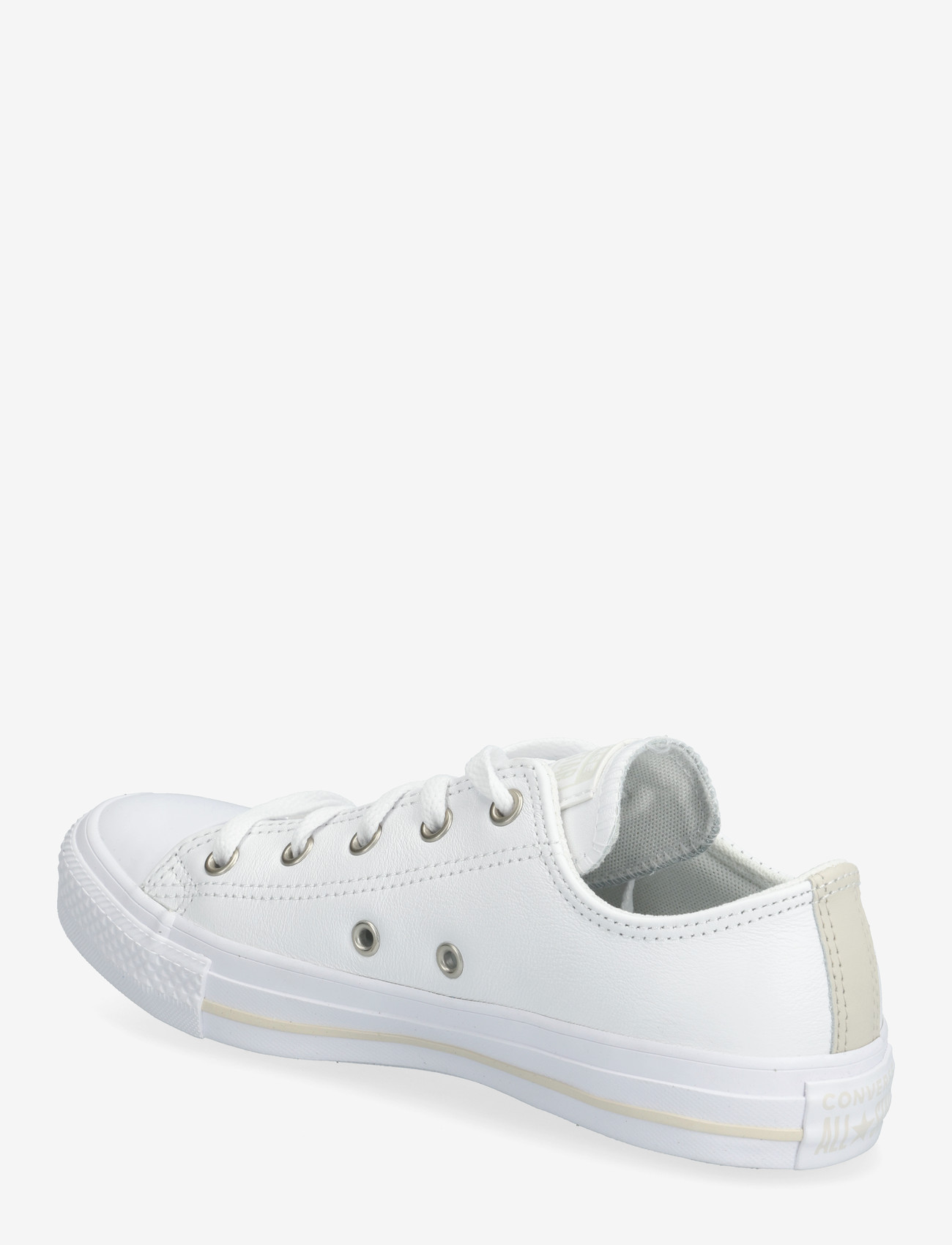 Converse - CTAS OX WHITE/WHITE/LT OREWOOD BRN - lave sneakers - white - 2