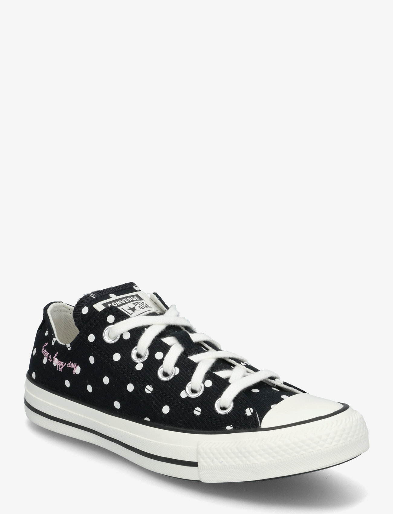 Converse Ctas Ox Black/vintage White/tongue Tied (CONA12570C