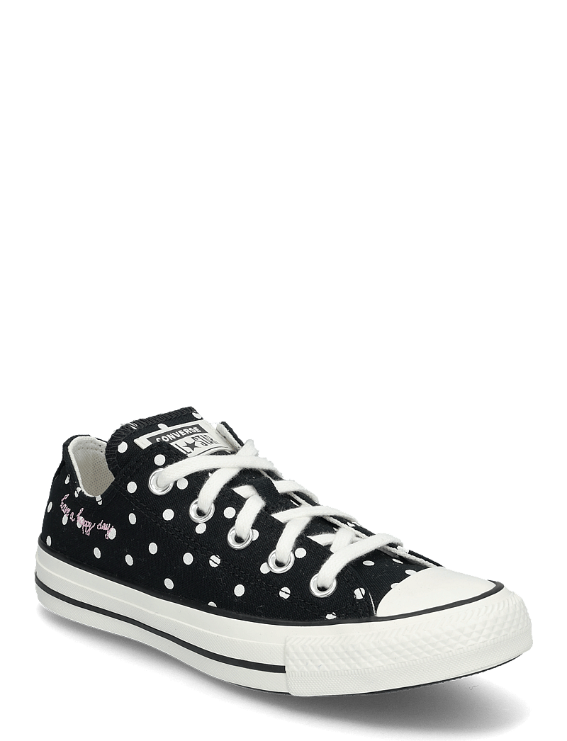 Converse Ctas Ox Black/vintage White/tongue Tied (CONA12570C