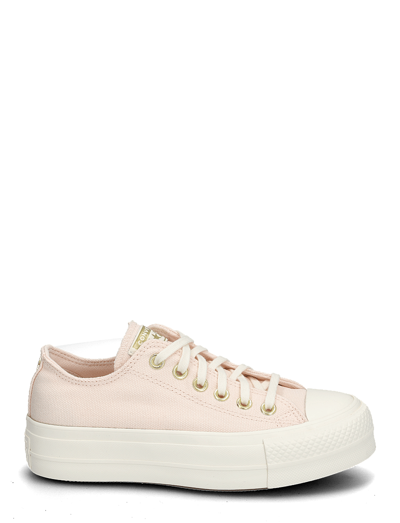 Converse - CTAS LIFT OX PALE PETAL/EGRET/GOLD - niedrige sneakers - pale petal/egret/gold - 1