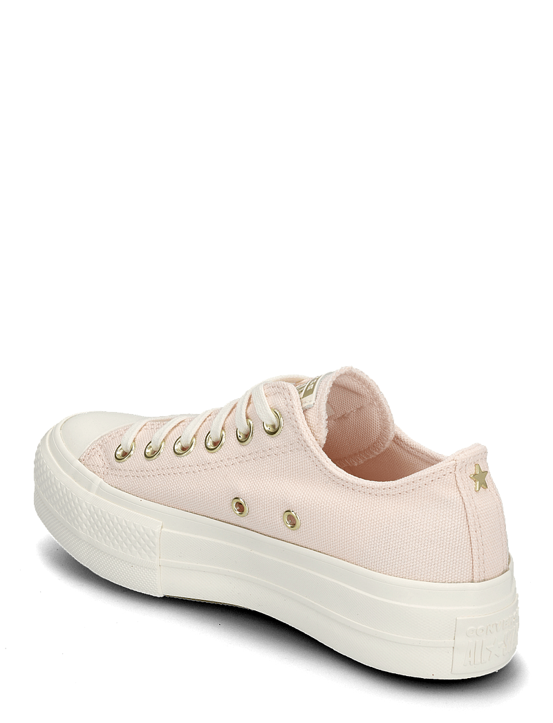 Converse - CTAS LIFT OX PALE PETAL/EGRET/GOLD - niedrige sneakers - pale petal/egret/gold - 2
