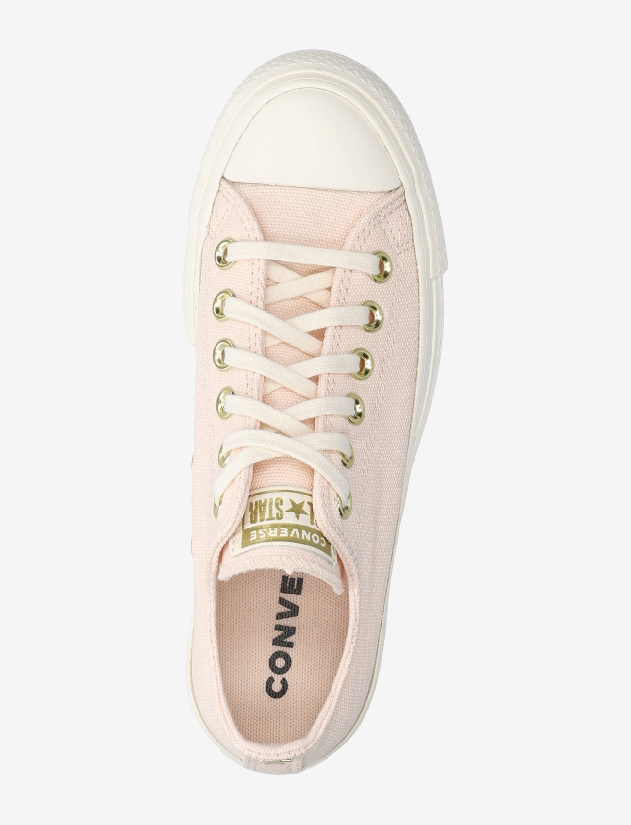 Converse - CTAS LIFT OX PALE PETAL/EGRET/GOLD - tennised - pale petal/egret/gold - 3
