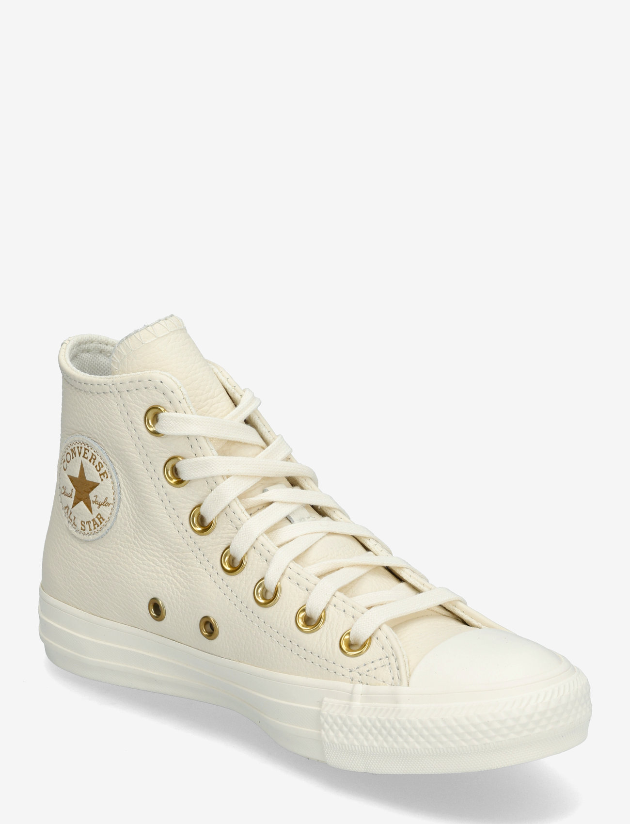 Converse - Chuck Taylor All Star - high top sneakers - egret/egret/gold - 0