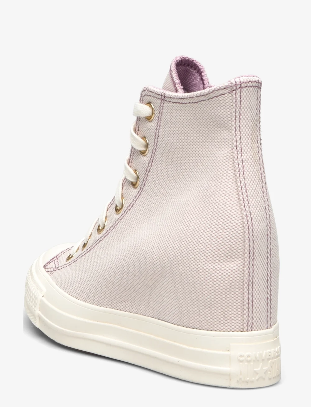 Converse - CTAS WEDGE HI ORCHID DUST/EGRET/GOLD - hohe sneaker - orchid dust/egret/gold - 2