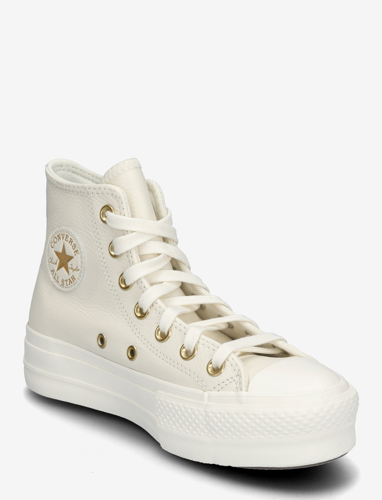 Converse - Chuck Taylor All Star Lift - tennised - egret/egret/gold - 0