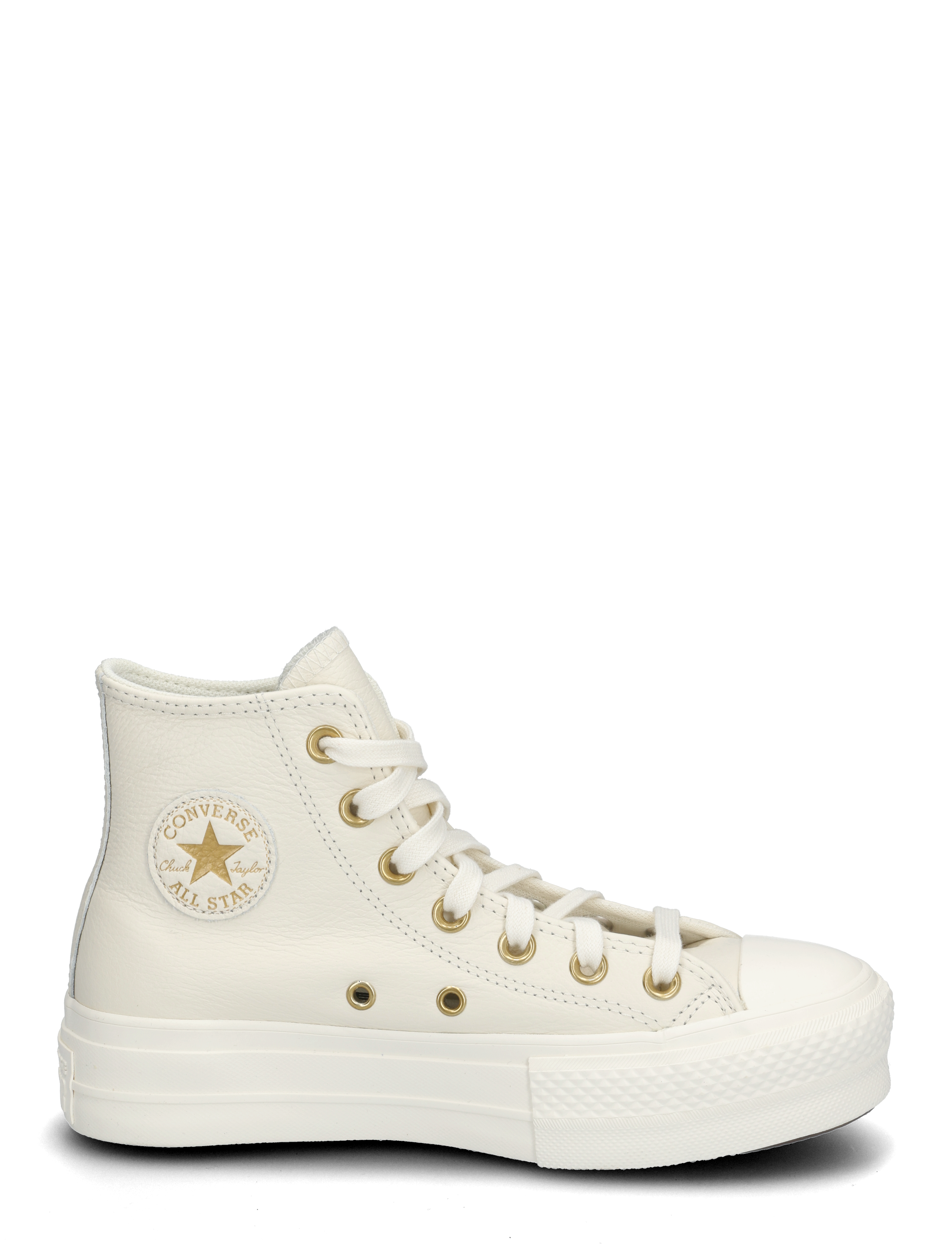 Converse - Chuck Taylor All Star Lift - egret/egret/gold - 1