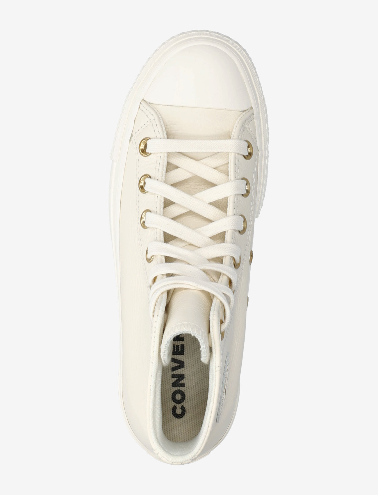 Converse - Chuck Taylor All Star Lift - tennised - egret/egret/gold - 3