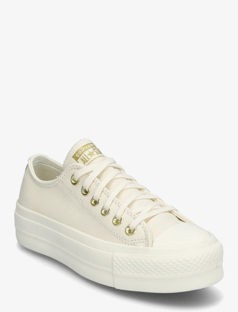 Converse - Chuck Taylor All Star Lift - låga sneakers - egret/egret/gold - 0