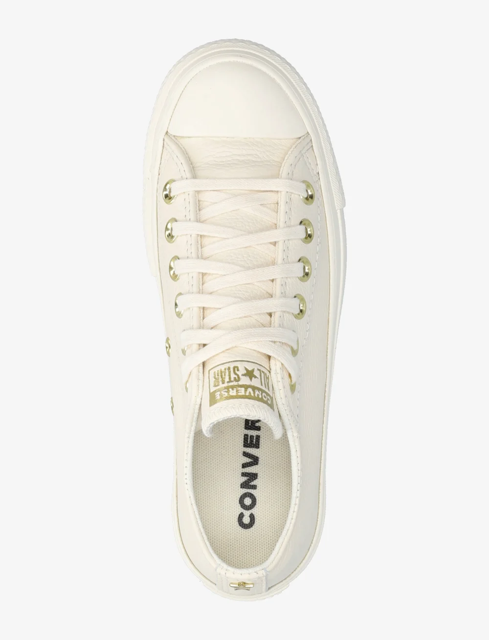 Converse - Chuck Taylor All Star Lift - låga sneakers - egret/egret/gold - 3