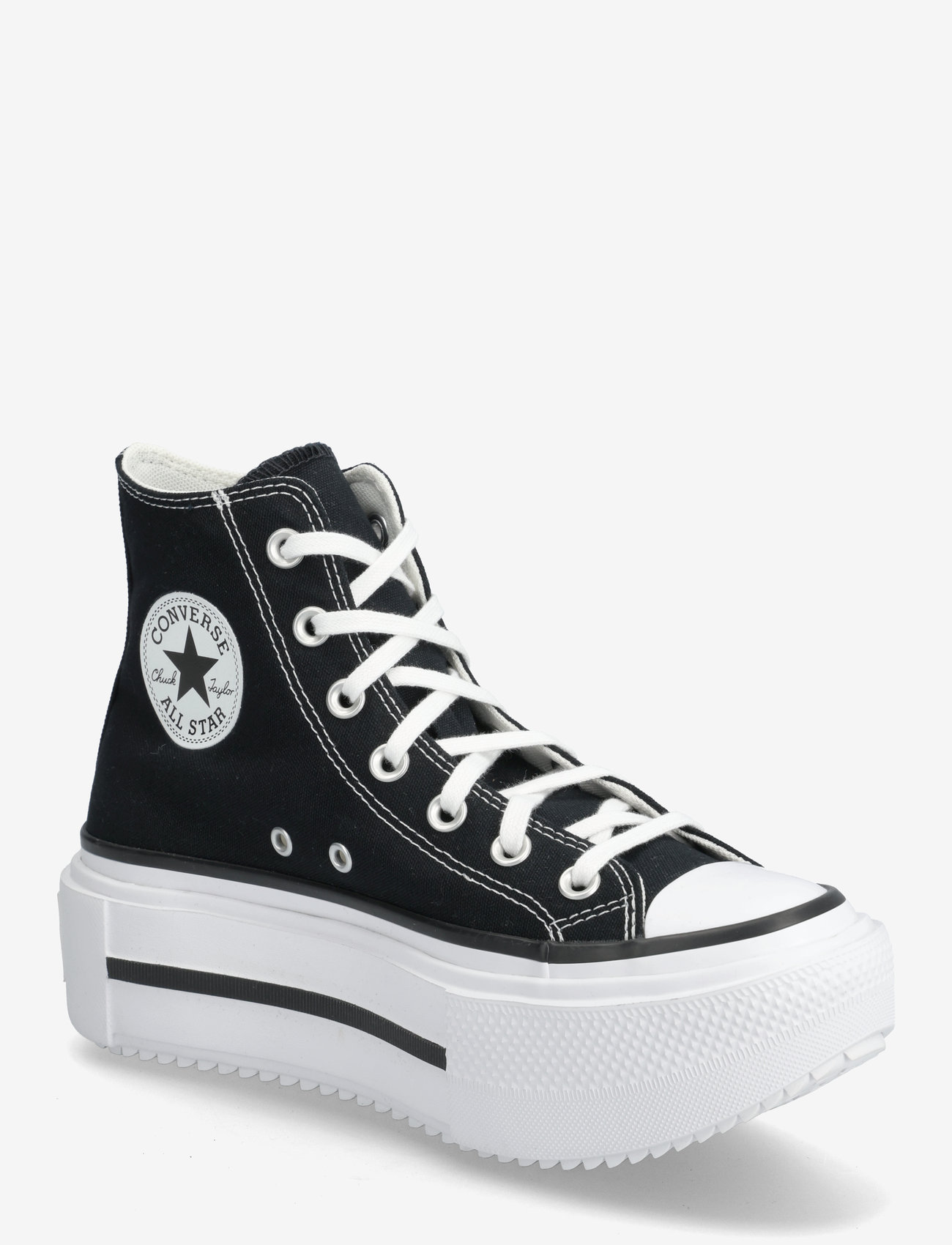 Converse - Chuck Taylor All Star Lift Double Stack - sneakers med høy ankel - black/white/black - 0