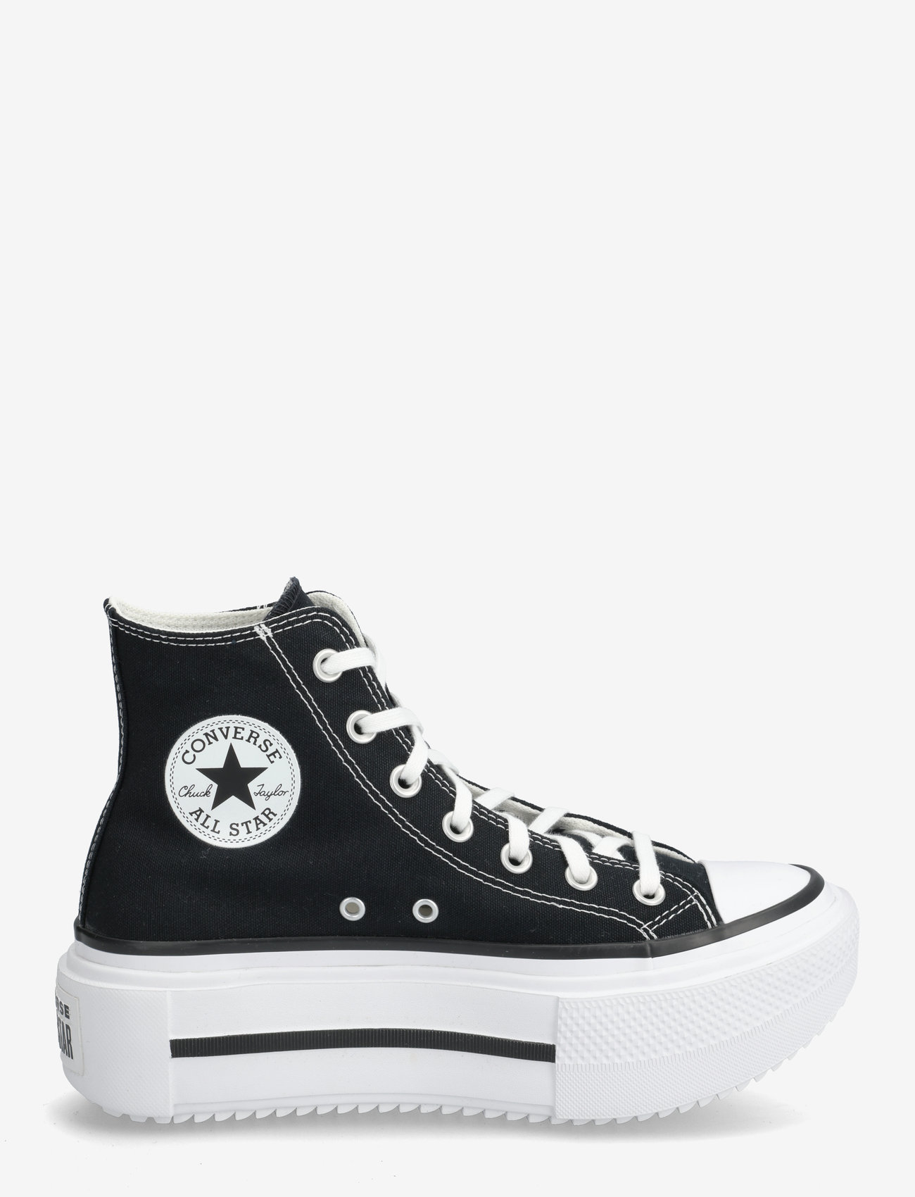 Converse - Chuck Taylor All Star Lift Double Stack - sneakers med høy ankel - black/white/black - 1