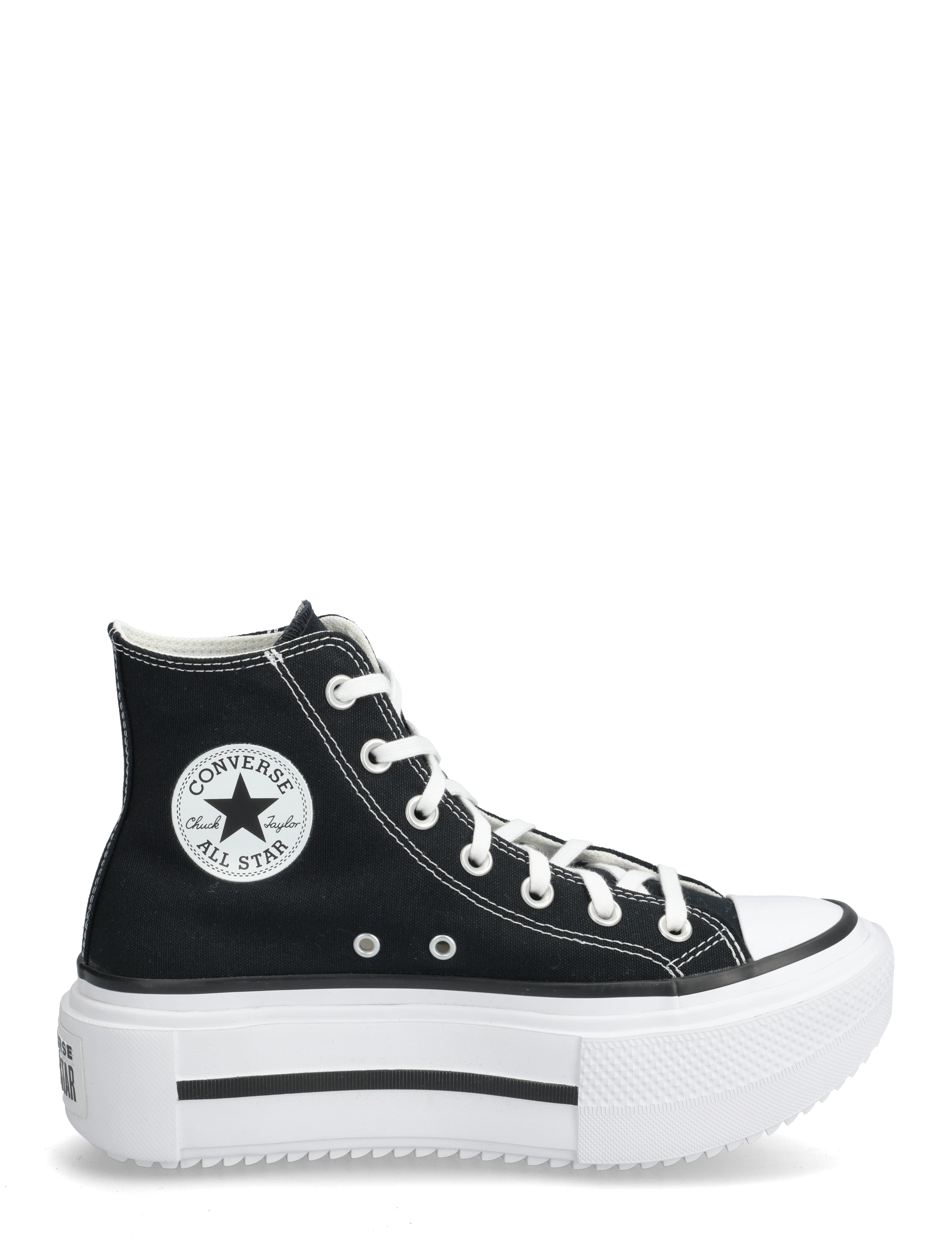 Converse - Chuck Taylor All Star Lift Double Stack - hohe sneaker - black/white/black - 1