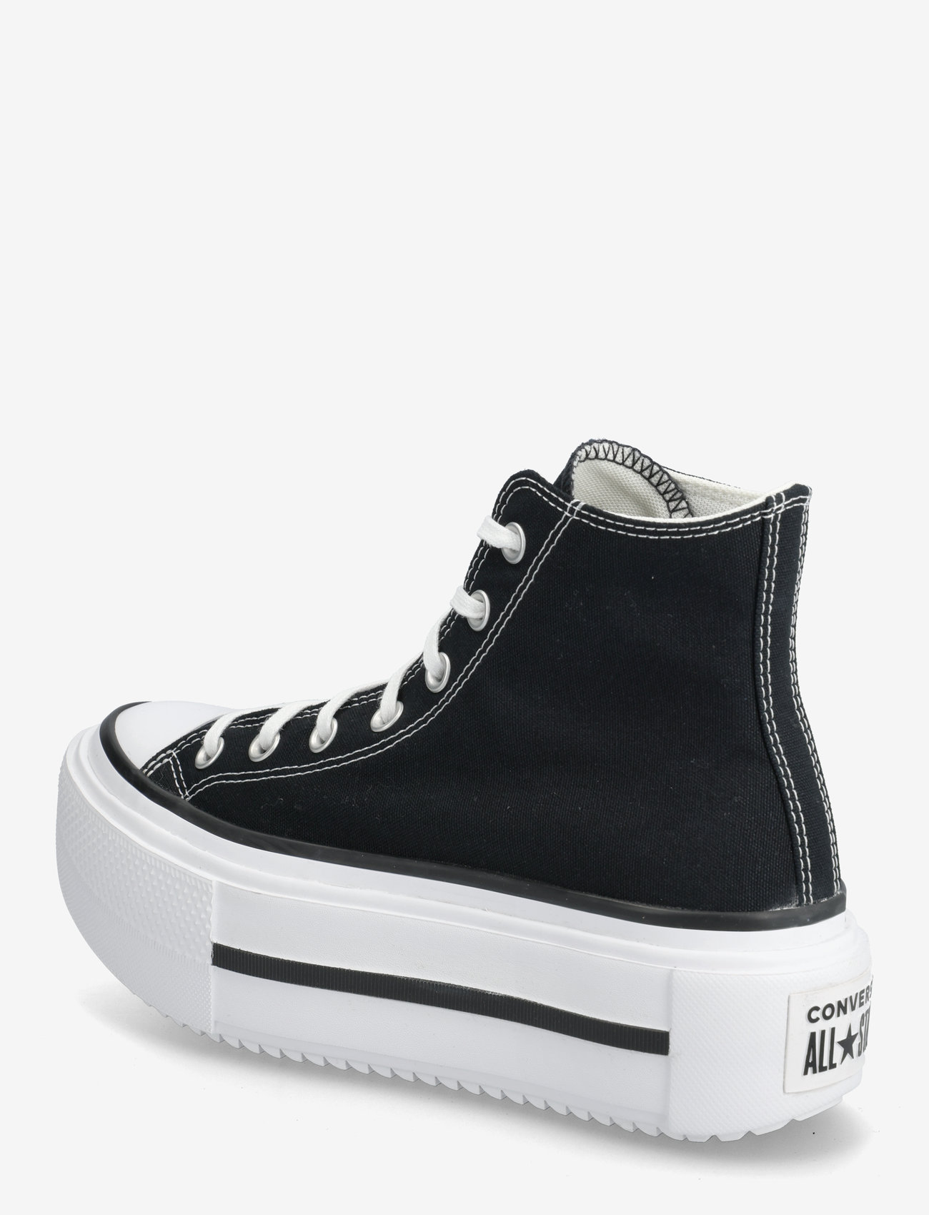 Converse - Chuck Taylor All Star Lift Double Stack - sneakers med høy ankel - black/white/black - 2