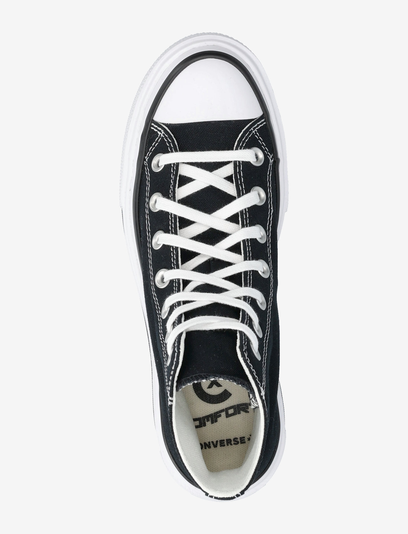 Converse - Chuck Taylor All Star Lift Double Stack - sneakers med høy ankel - black/white/black - 3