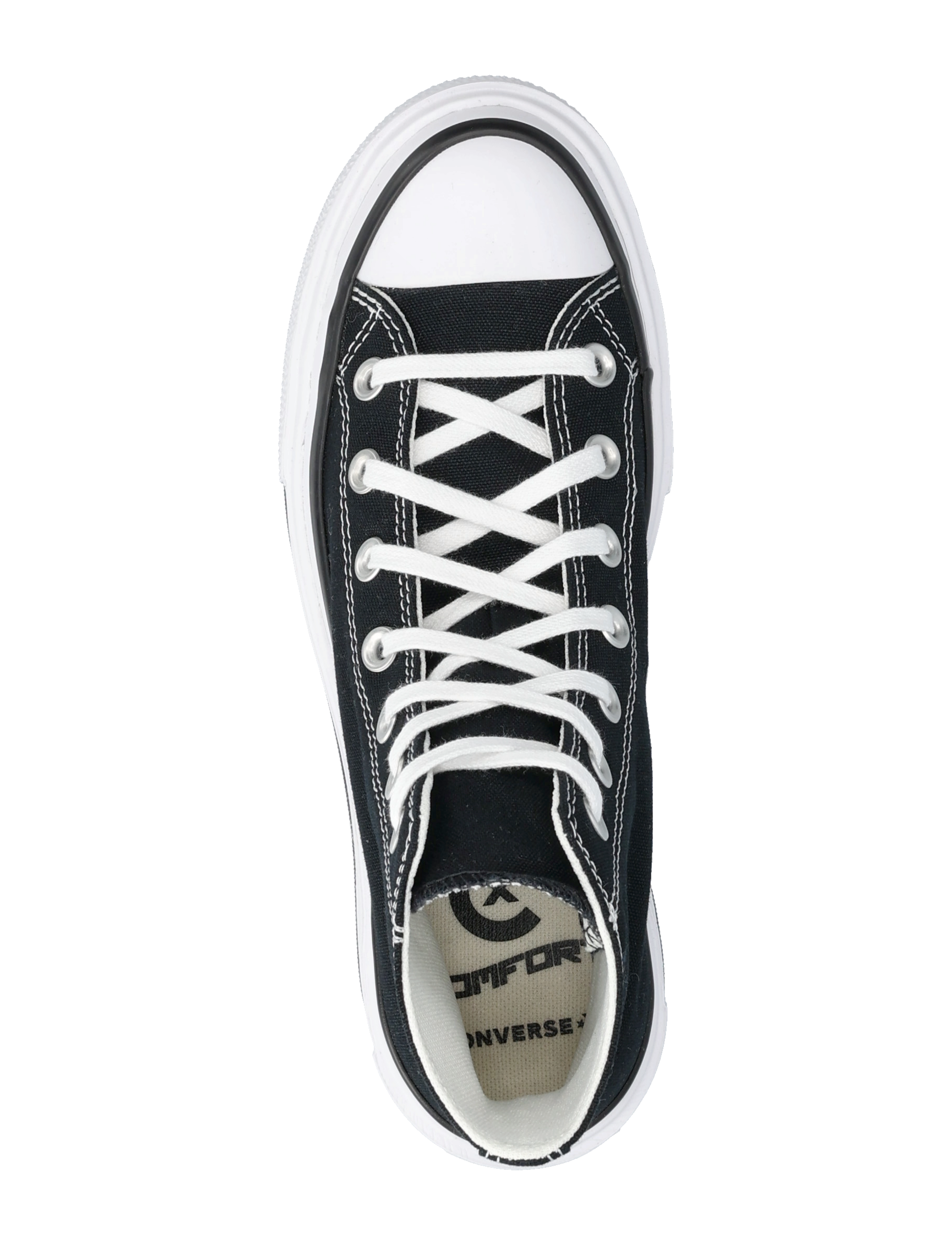 Converse - Chuck Taylor All Star Lift Double Stack - hohe sneaker - black/white/black - 3