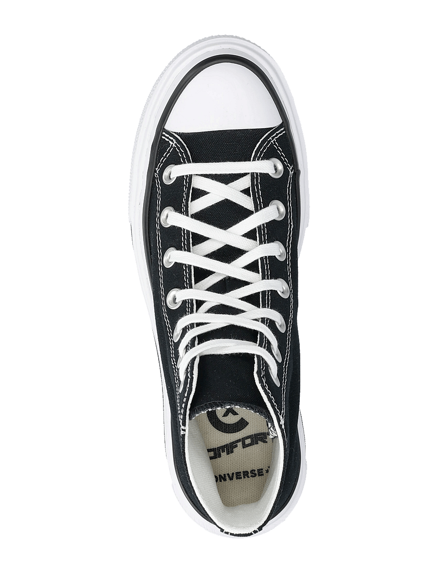 Converse - CHUCK TAYLOR ALL STAR LIFT DOUBLE STACK - tennised - black/white/black - 3