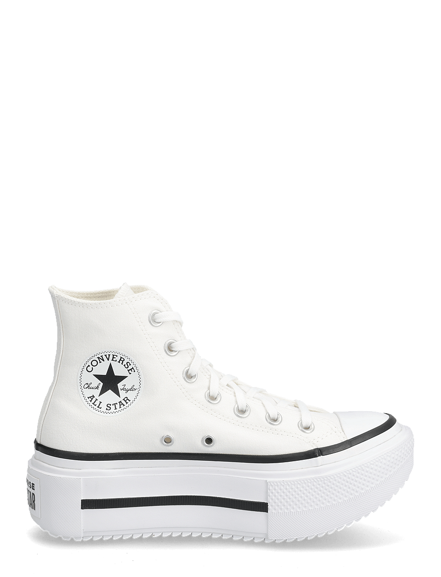 Converse - CHUCK TAYLOR ALL STAR LIFT DOUBLE STACK - höga sneakers - white/black/white - 1