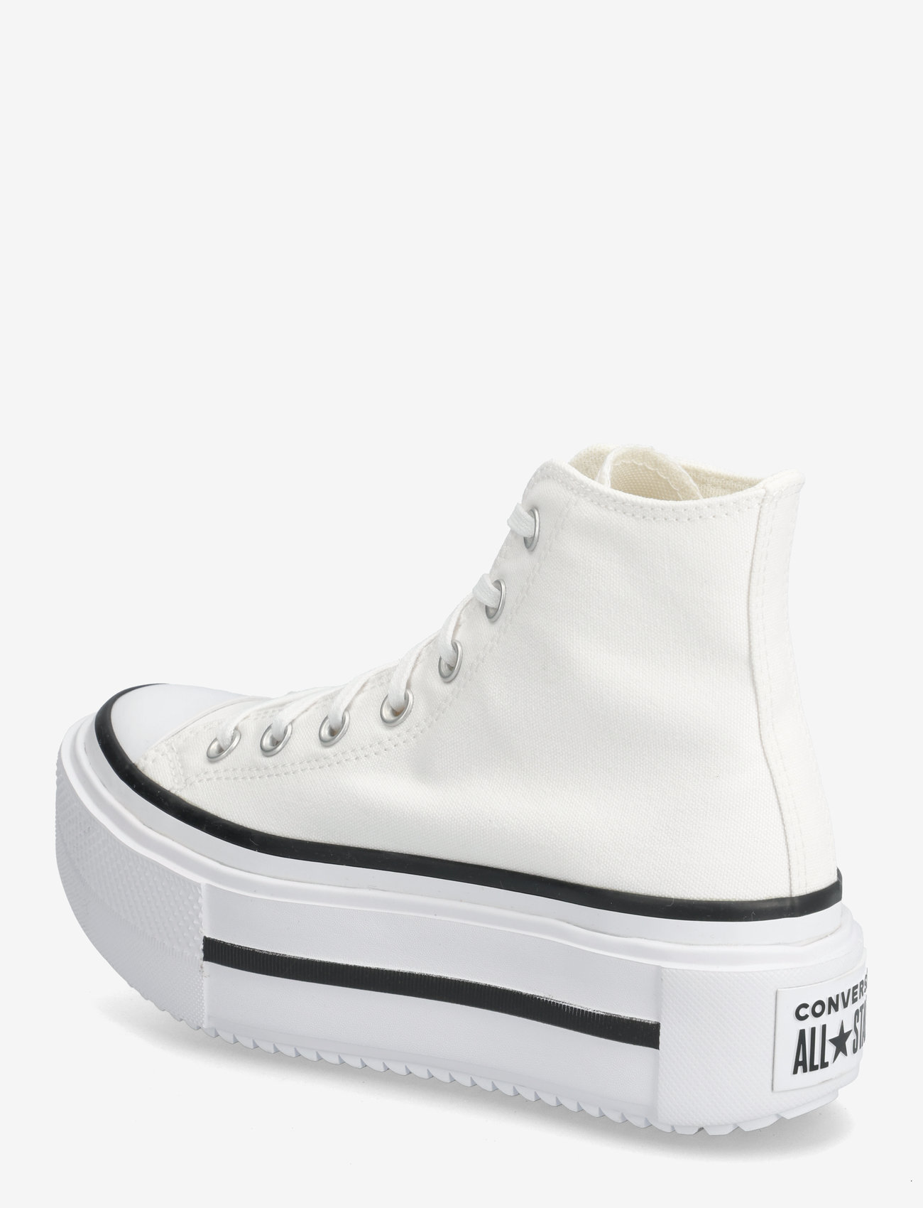 Converse - Chuck Taylor All Star Lift Double Stack - høje sneakers - white/black/white - 2