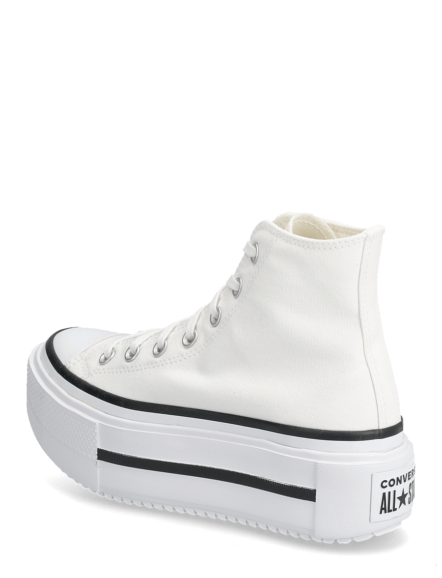 Converse - CHUCK TAYLOR ALL STAR LIFT DOUBLE STACK - höga sneakers - white/black/white - 2