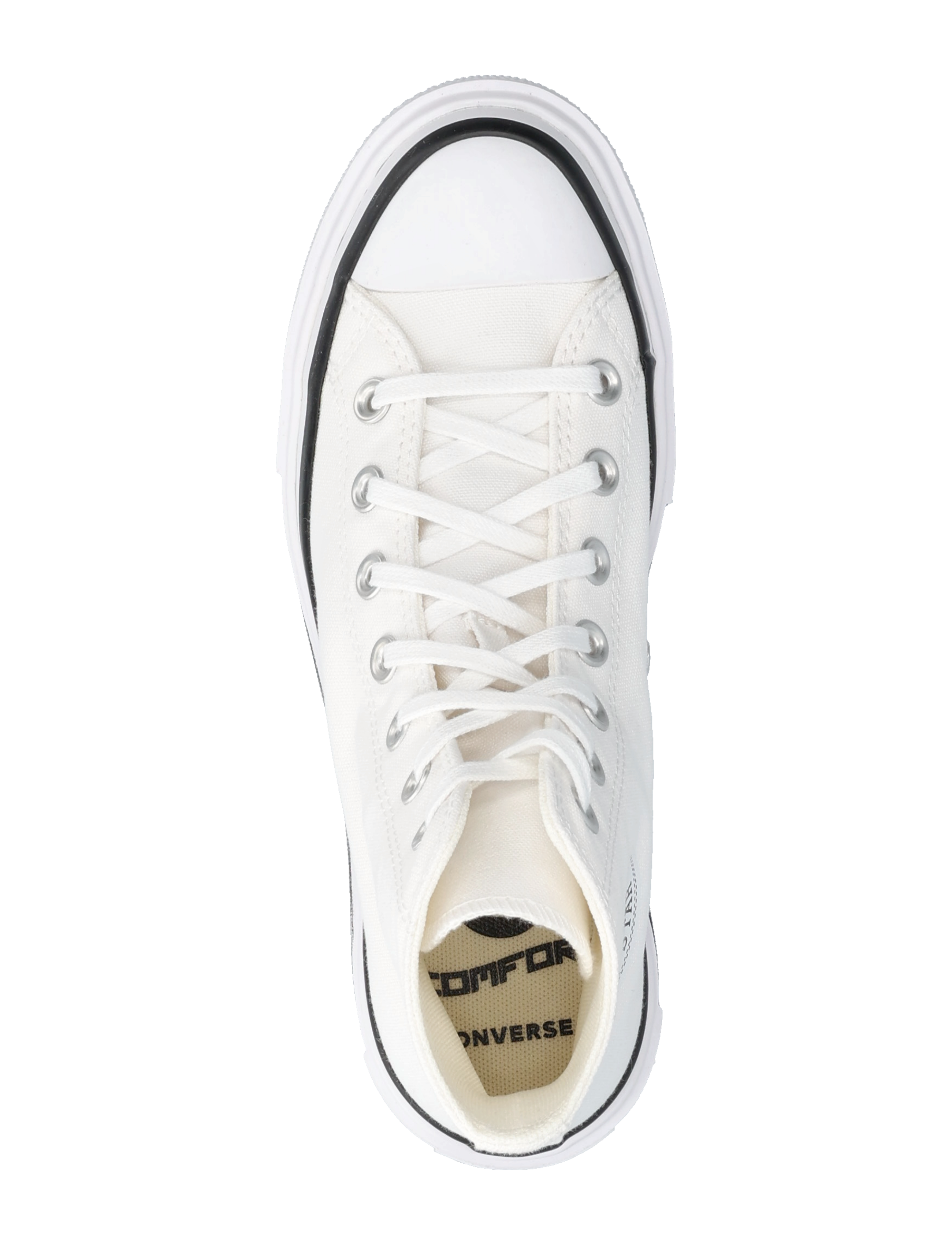 Converse - Chuck Taylor All Star Lift Double Stack - korkeavartiset tennarit - white/black/white - 3