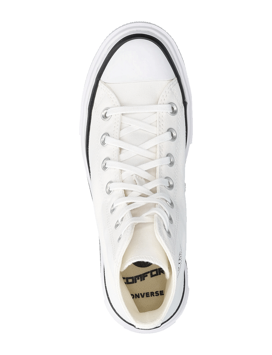 Converse - CHUCK TAYLOR ALL STAR LIFT DOUBLE STACK - höga sneakers - white/black/white - 3