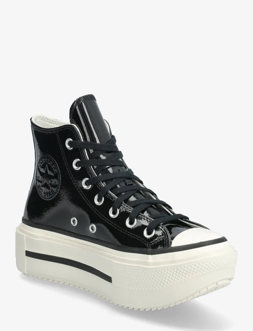 Converse - Chuck Taylor All Star Lift Double Stack - höga sneakers - black/egret/black - 0