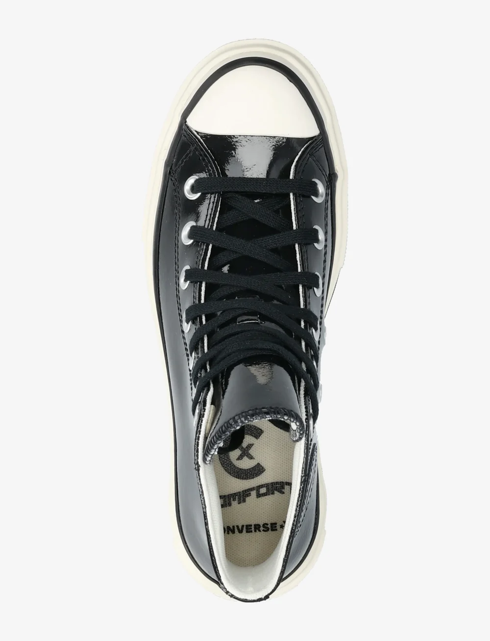 Converse - Chuck Taylor All Star Lift Double Stack - höga sneakers - black/egret/black - 3