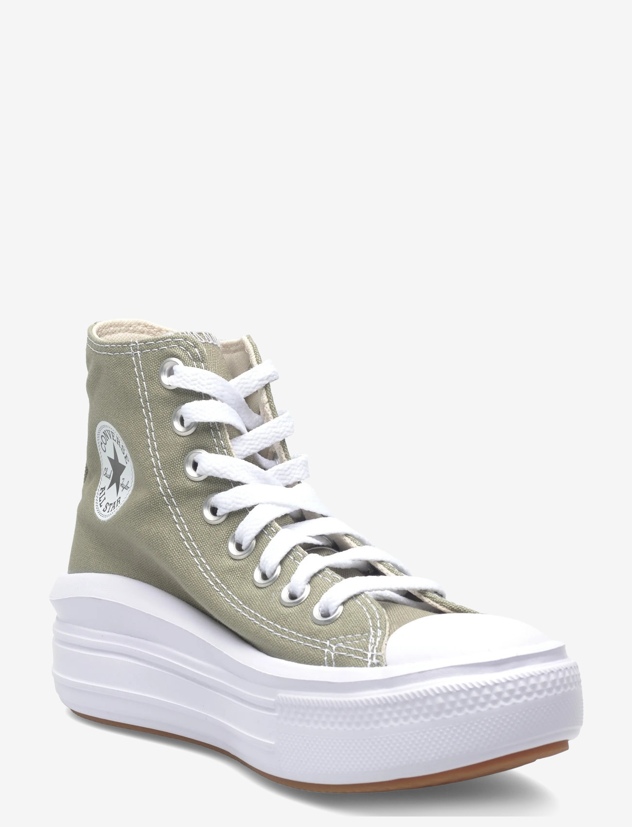 Converse - Chuck Taylor All Star Move - höga sneakers - light field surplus/white - 0