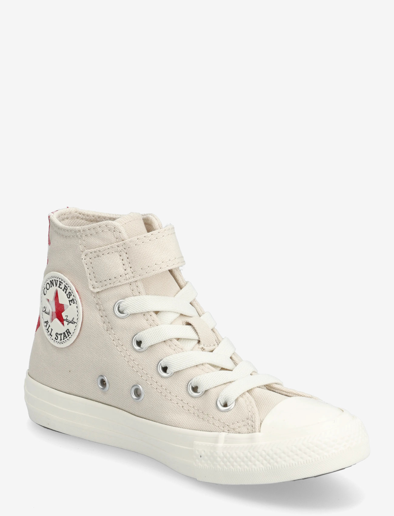 Converse - Chuck Taylor All Star 1V - tyg sneakers - light dune/egret/red - 0
