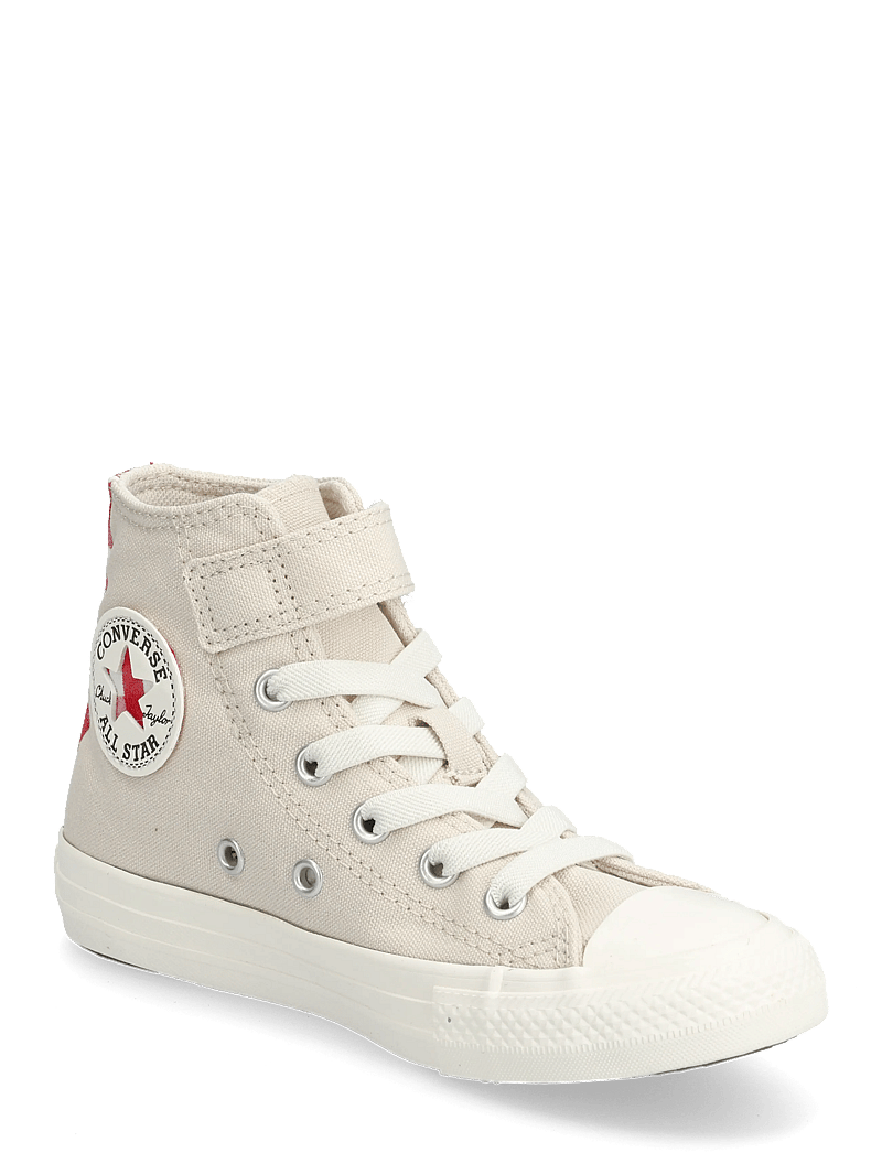 Converse - Chuck Taylor All Star 1V - tyg sneakers - light dune/egret/red - 0