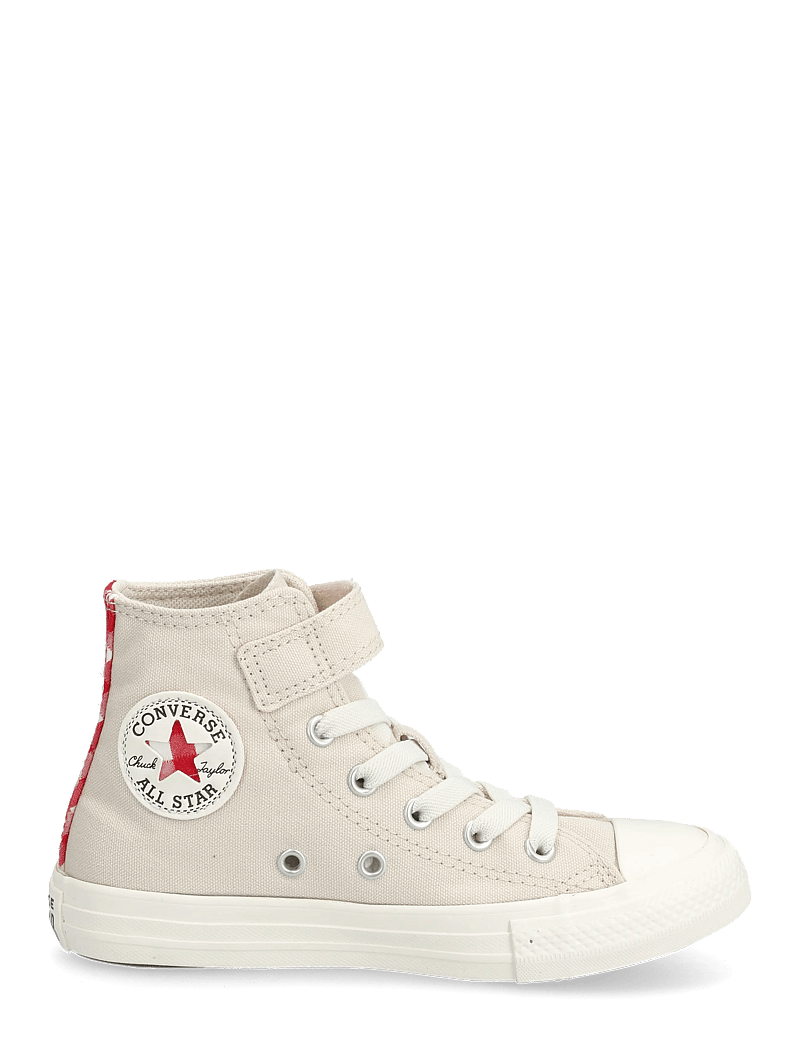Converse - Chuck Taylor All Star 1V - tyg sneakers - light dune/egret/red - 1