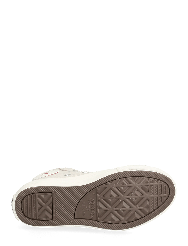 Converse - Chuck Taylor All Star 1V - tyg sneakers - light dune/egret/red - 4