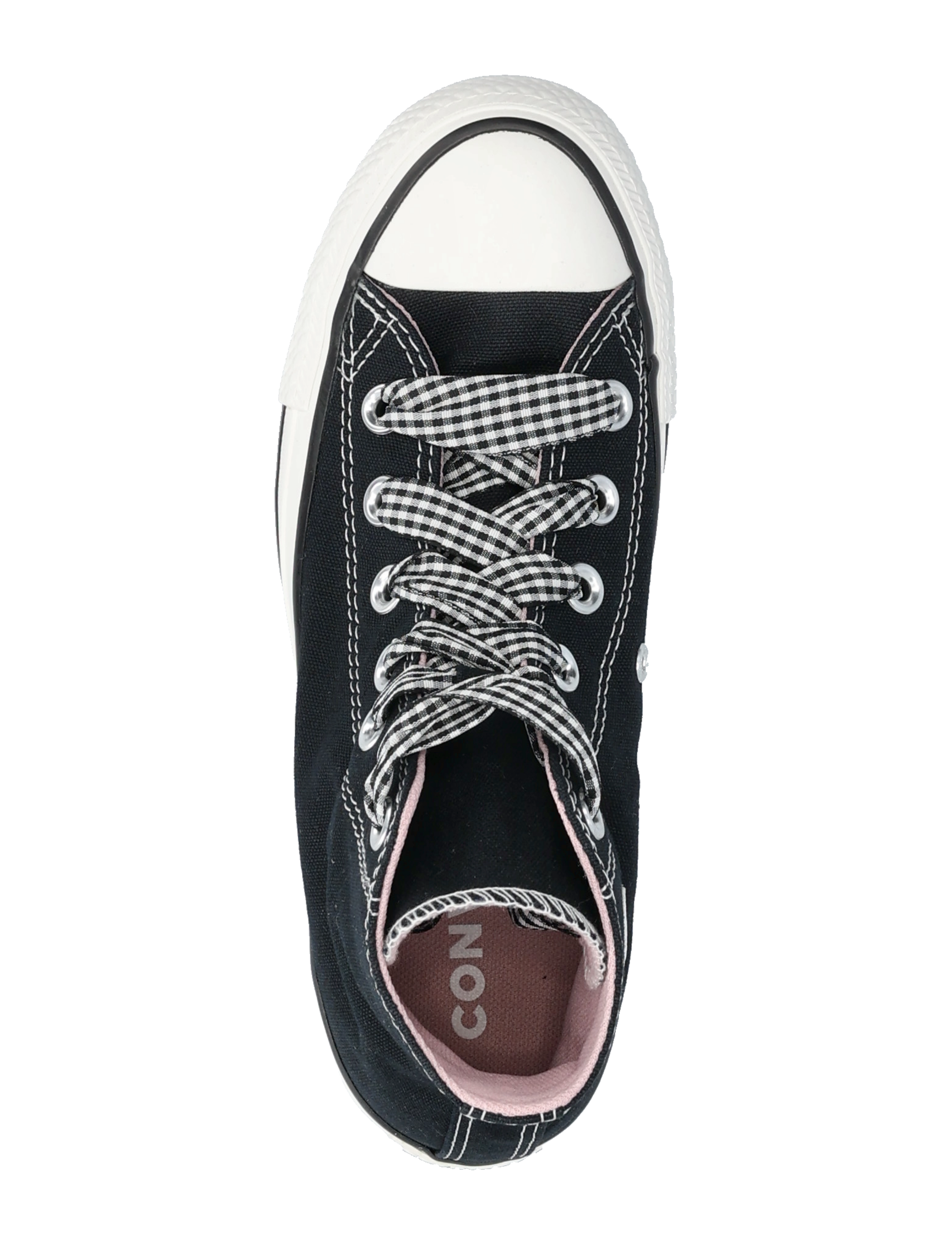Converse - CTAS HI BLACK/HORIZON PINK/WHITE - black/horizon pink/white - 3