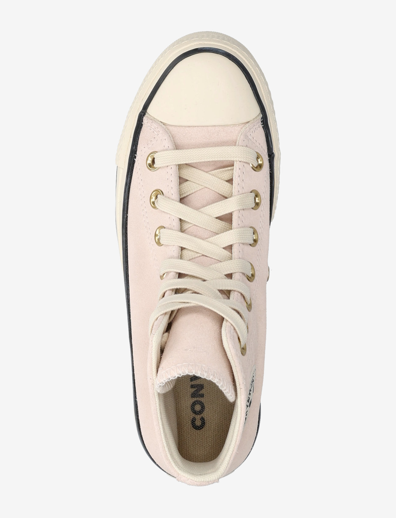 Converse - CTAS LIFT HI PALE PETAL/NATURAL IVORY - hohe sneaker - pale petal/natural ivory/black - 3
