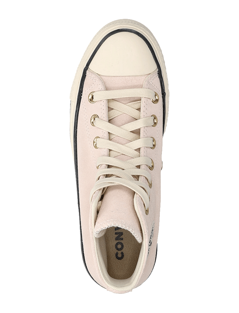 Converse - CTAS LIFT HI PALE PETAL/NATURAL IVORY - høje sneakers - pale petal/natural ivory/black - 3